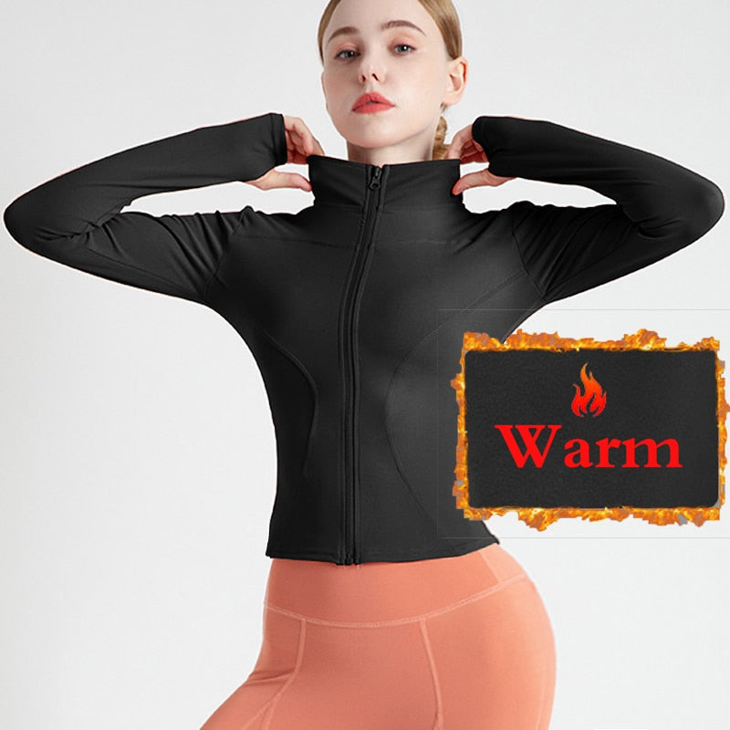 Women Full Zip-up Yoga Set