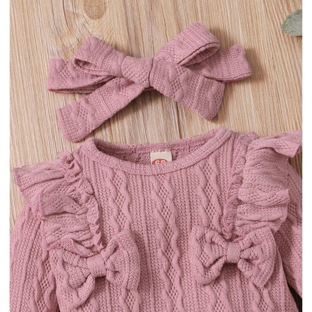 Long Sleeve Baby Romper Set