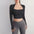 Long Sleeve Yoga Crop Tops