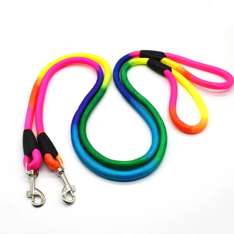 Nylon Rainbow Pet Leash